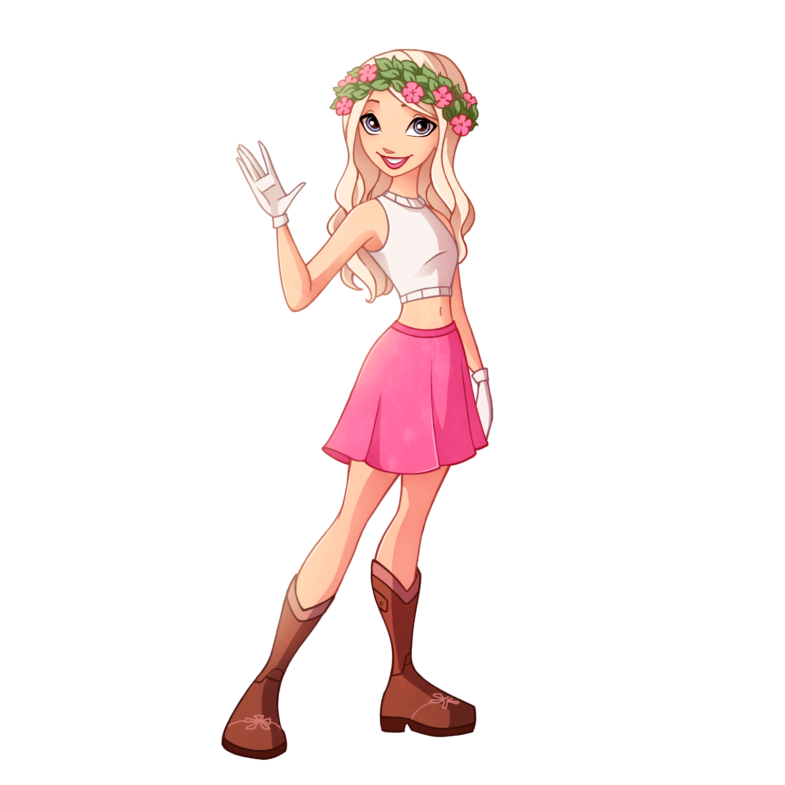 A Pinecraft Equestrian rider and horse
